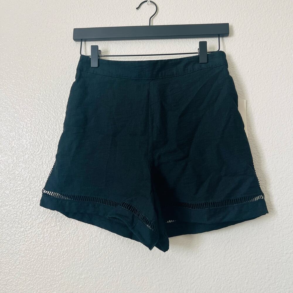 A New Day crochet lace trim shorts black